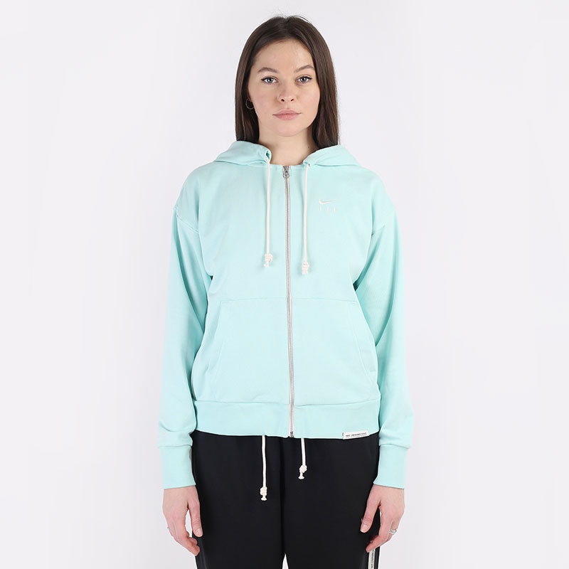 женская голубая толстовка Nike Standard Issue FZ Hoodie CU3793-382 - цена, описание, фото 3